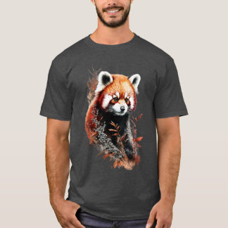 Roter Panda in Betrachtung T-Shirt