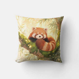 Roter Panda Kissen