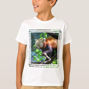 Roter Panda-Klettern T-Shirt