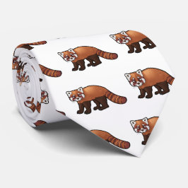 Roter Panda Krawatte