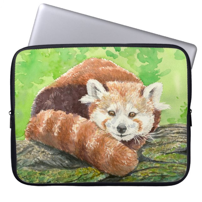 Roter Panda Laptopschutzhülle (Vorderseite)