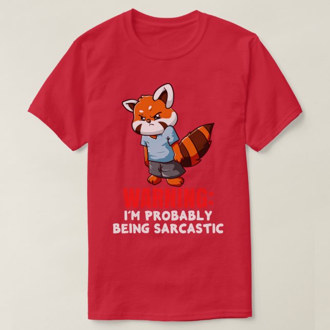 Roter Panda-Liebhaber 1 T-Shirt (Design vorne)