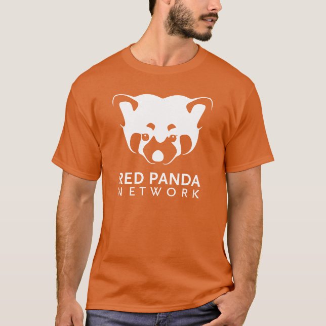 Roter Panda-Logo-T-Shirt T-Shirt (Vorderseite)