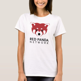Roter Panda-Logo-T-Shirt T-Shirt