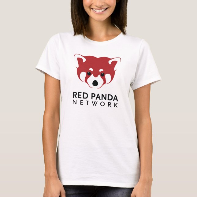 Roter Panda-Logo-T-Shirt T-Shirt (Vorderseite)