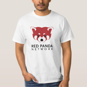 Roter Panda-Logo-T-Shirt Unisex T-Shirt