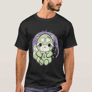 Roter Panda mit KnochenHalloween T-Shirt
