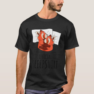 Roter Panda Offizieller Schlaf T-Shirt