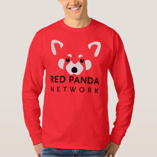 Roter Panda-roter Baseball T T-Shirt