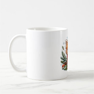 Roter Panda Schneefall Weihnachten Kaffeetasse