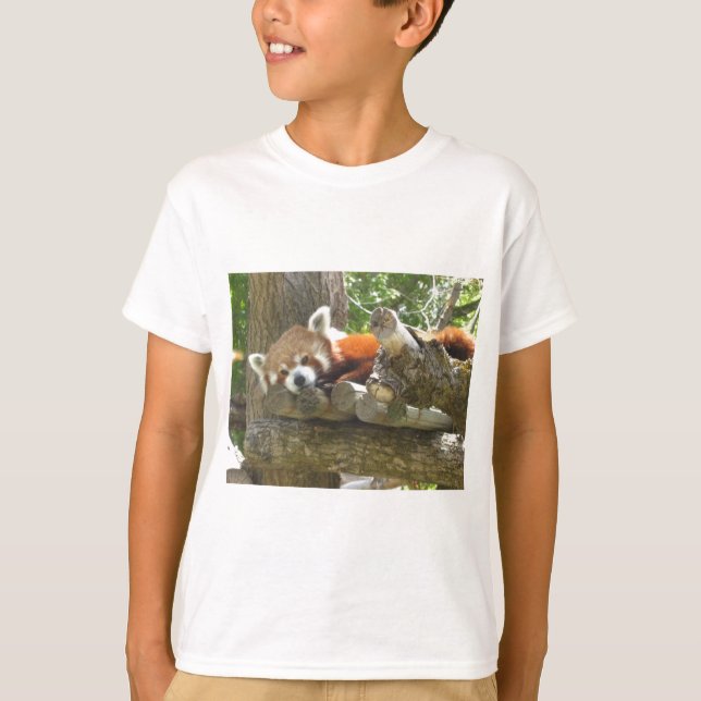 roter Panda T-Shirt (Vorderseite)