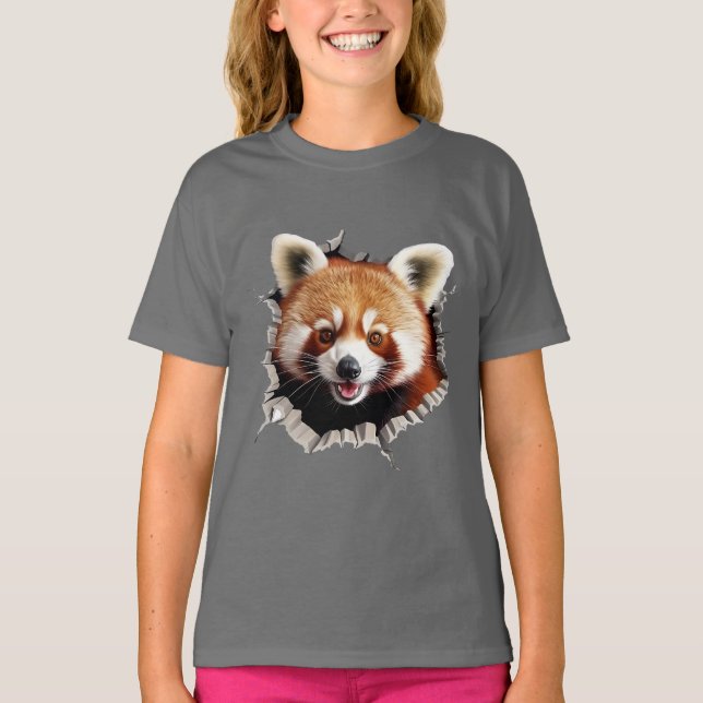 Roter Panda T-Shirt (Vorderseite)