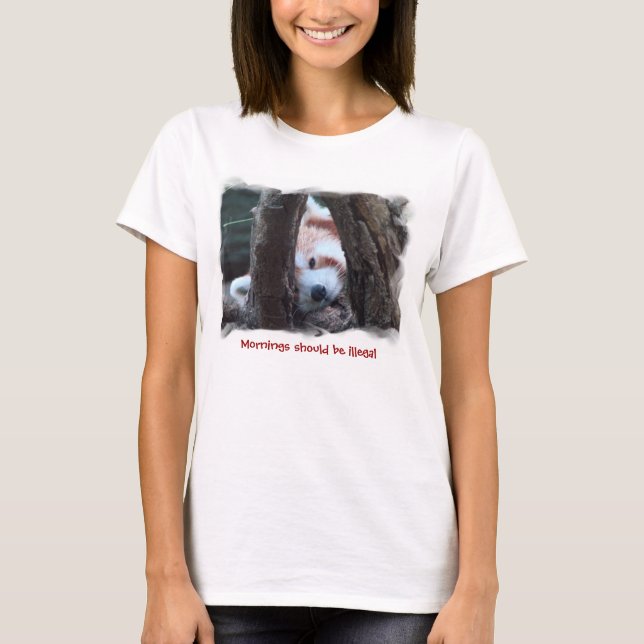 Roter Panda-T-Shirt T-Shirt (Vorderseite)