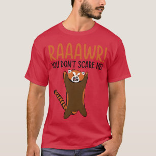 Roter Panda Tierliebhaber Süßes Tier Natur Wildtie T-Shirt