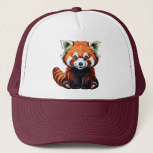 Roter Panda Truckerkappe