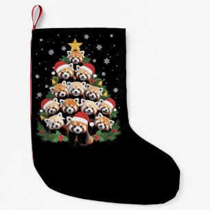 Roter Panda Weihnachtsbaum Lustiges Tier  Kleiner Weihnachtsstrumpf