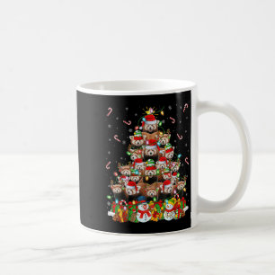Roter Panda Weihnachtsbeleuchtung Baum Weihnachtsm Kaffeetasse