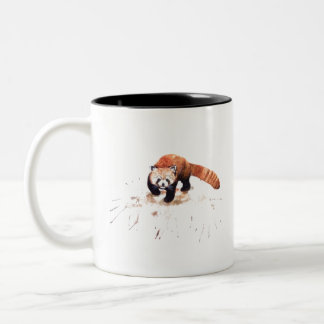 ROTER PANDA ZWEIFARBIGE TASSE