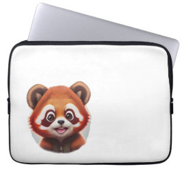 roter Pandakopf / red panda head  Laptopschutzhülle