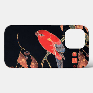 Roter Papagei am Zweig eines Baumes von Ito Jakuch Case-Mate iPhone Hülle
