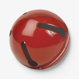Roter Pappteller