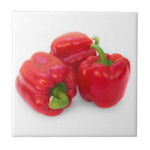 Roter Paprika Fliese