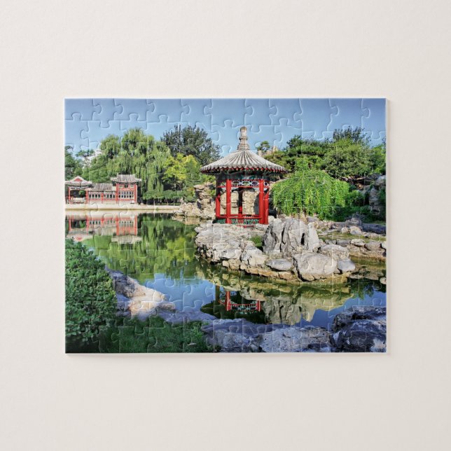 Roter Pavillon Puzzle (Horizontal)