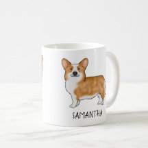 Roter Pembroke Welsh Corgi Süßer Hund Mit Benutzer