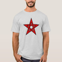 Roter Pentagram