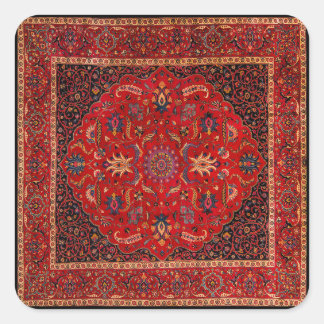 Roter persischer Teppich aus Mashhad Aufkleber