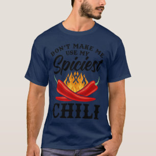 Roter Pfeffer Scharfes Essen Wettbewerb Chili-Koch T-Shirt