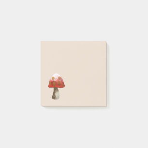 Roter Pilz Toadstool Magie Post-it Klebezettel