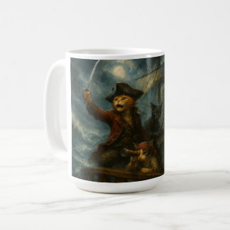 Roter Piratenpranke Kaffeetasse