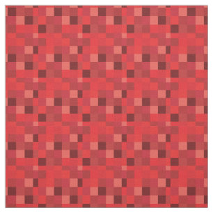 Roter Pixelated Muster  Gamer Stoff