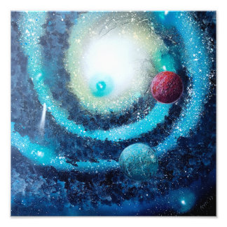 Roter Planet Fotodruck