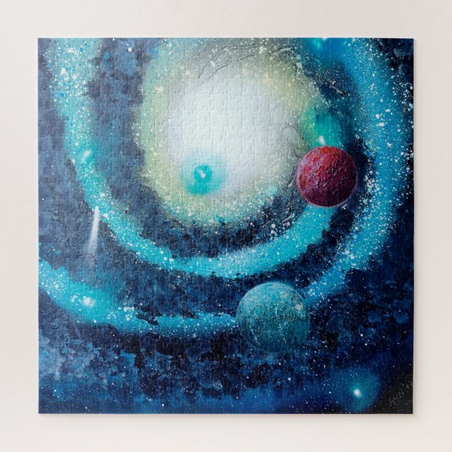 Roter Planet Puzzle (Vertikal)