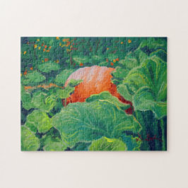 Roter Planeten-Kürbis Puzzle