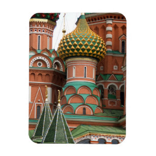 Roter Platz in Moskau, Russland. Fotografiert auf Magnet