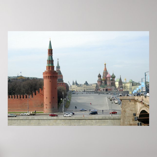 Roter Platz Poster (Vorne)