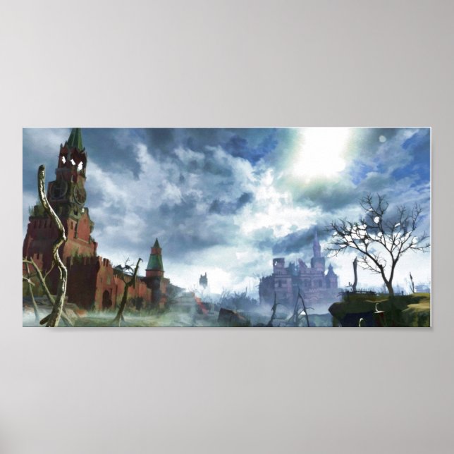 Roter Platz Poster (Vorne)