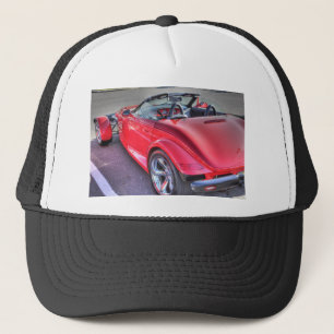 Roter Plymouthprowler-coole Auto-Autos Retro Truckerkappe