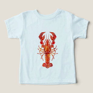 Roter polygonaler Hummer