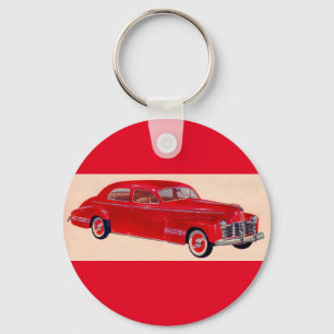 roter Pontiac Torpedo Schlüsselanhänger
