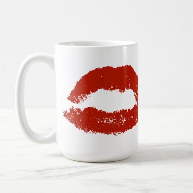 Roter Pop Kaffeetasse (Links)