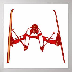 Roter Pullover Poster