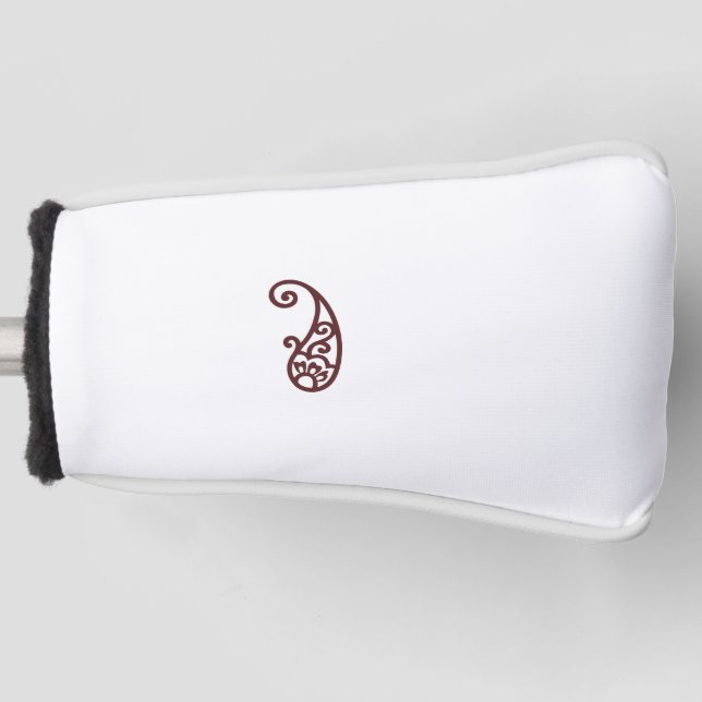 Roter Punkt Golf Headcover (Vorderseite)