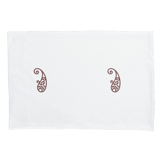 Roter Punkt Kissenbezug (Vorderseite)