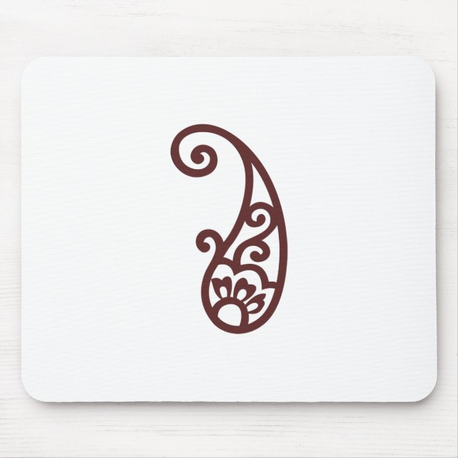 Roter Punkt Mousepad (Vorne)