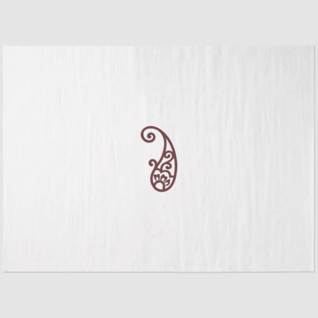 Roter Punkt Seidenpapier (Vorderseite)