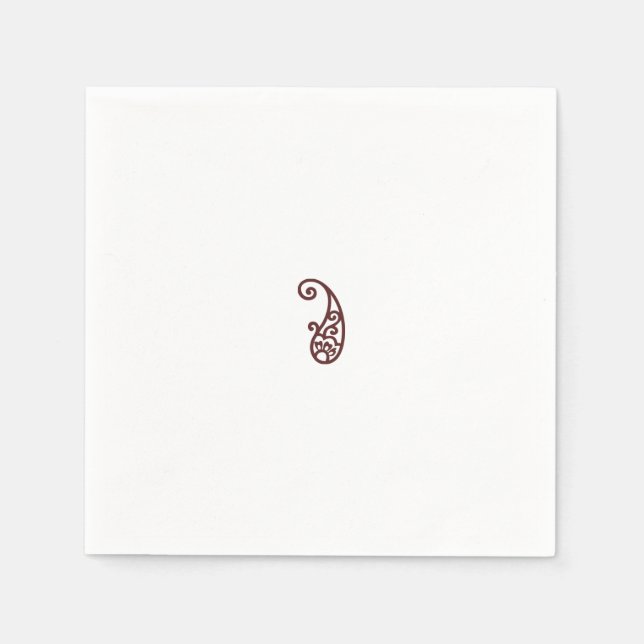 Roter Punkt Serviette (Vorderseite)